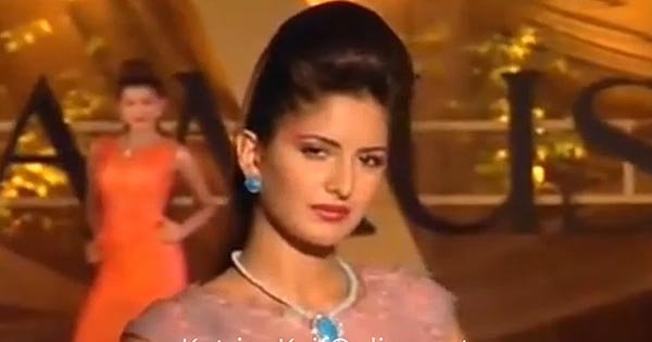 katrina kaif old rare video modeling days
