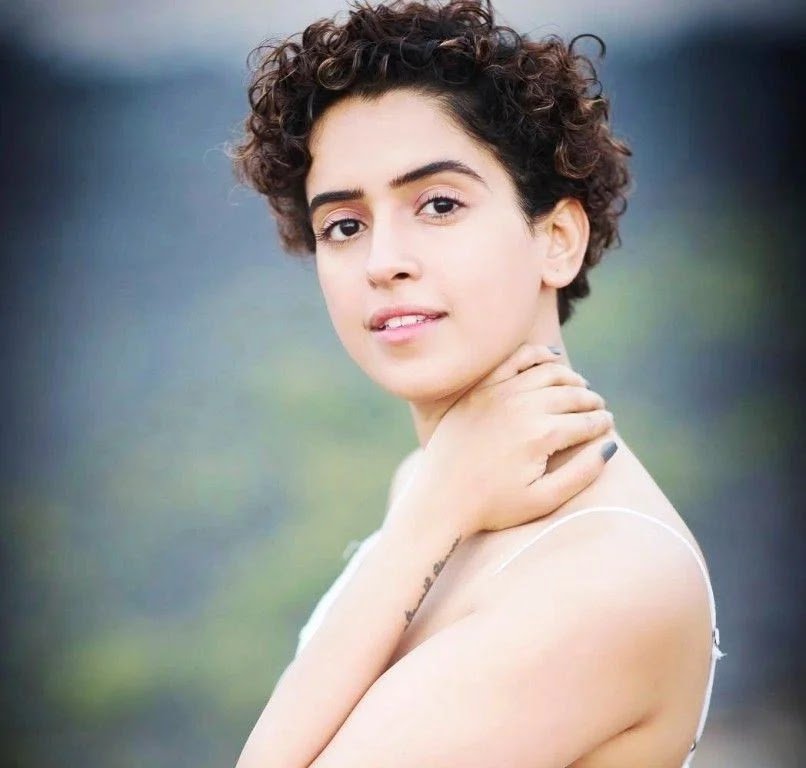 Sanya Malhotra short hair bollywood actress Sanya Malhotra short hair bollywood actress