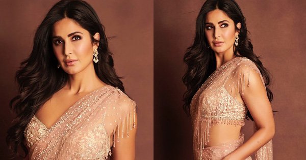 katrina kaif in sheer saree most stylish and beautiful bollywood actress 2019