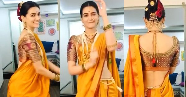 kriti sanon dance coca cola tu saree