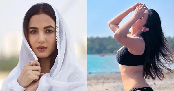 sonal chauhan black bikini