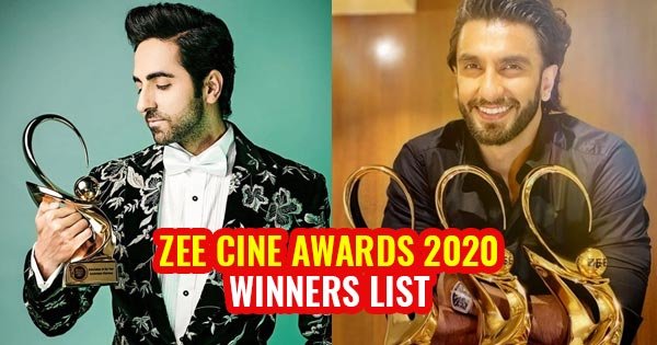 zee cine awards 2020 winners full list