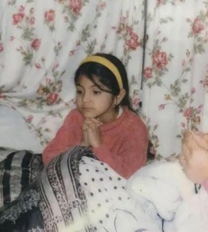 anushka sharma childhood pics