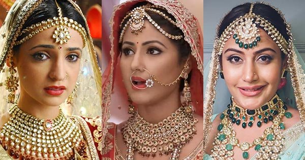 bridal look indian tv actress