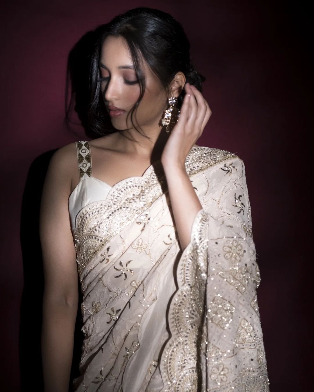 Srinidhi Shetty saree actress kgf