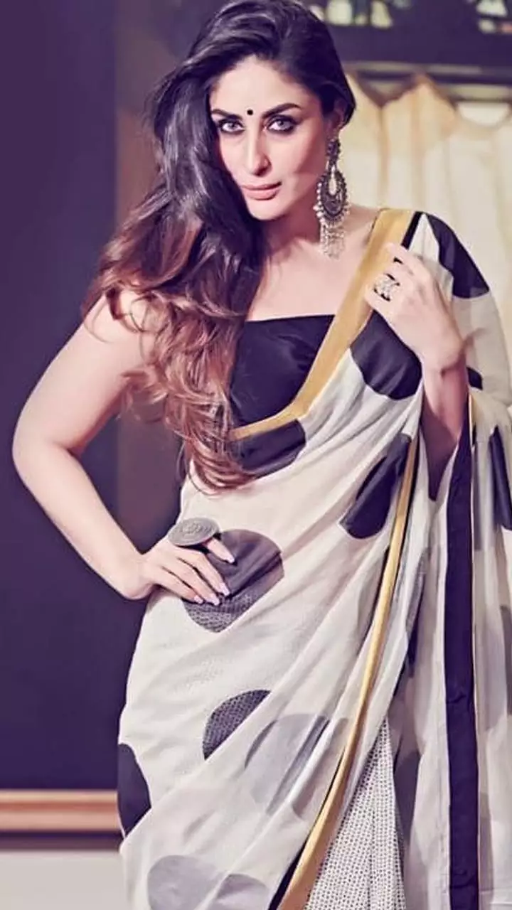 kareena kapoor white saree