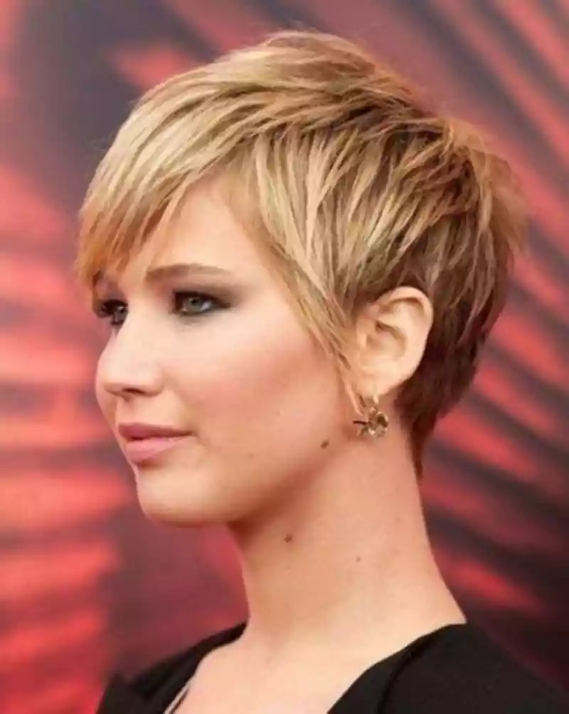 jennifer lawrence short hair hollywood actress
