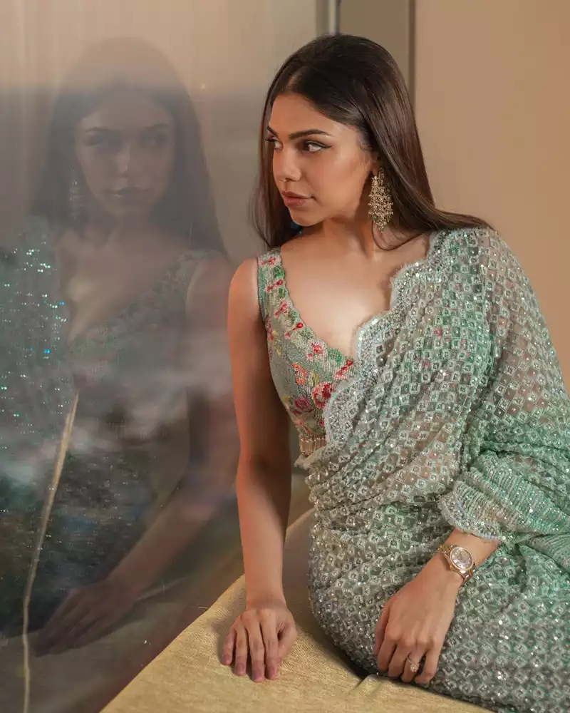 sharmin segal in saree heeramandi actress (1)
