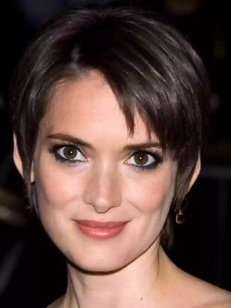 winona ryder short hair hollywood actress