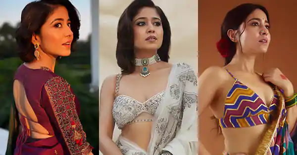 shweta tripathi in saree mirzapur actress golu